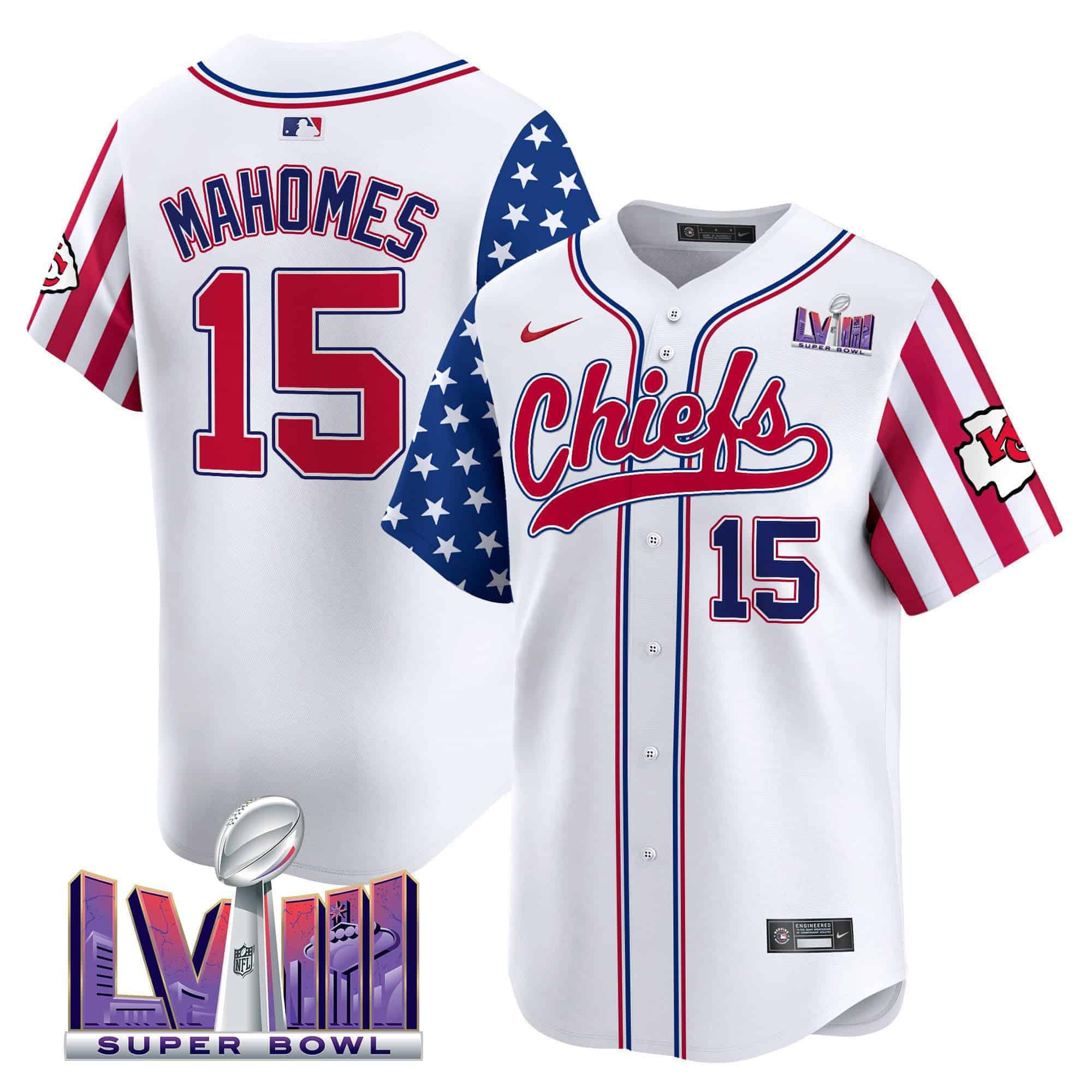Men Kansas City Chiefs #15 Mahomes White 2024 Nike Independence Day Vapor Premier Limited NFL Jersey->indianapolis colts->NFL Jersey